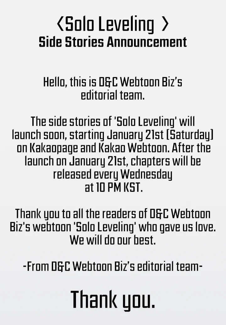 Solo Leveling Manhwa - Chapter 179.5 Page 0