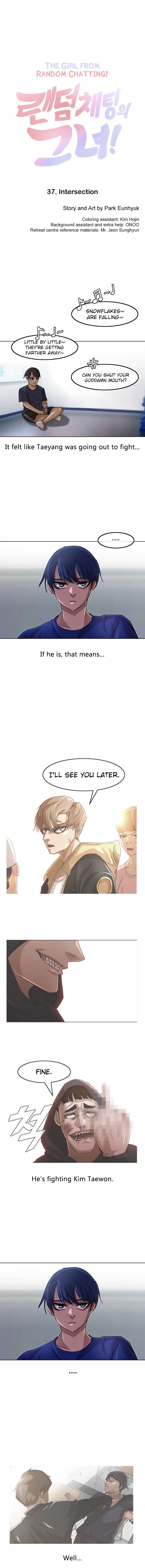 The Girl from Random Chatting! Manhwa - Chapter 37 Page 1