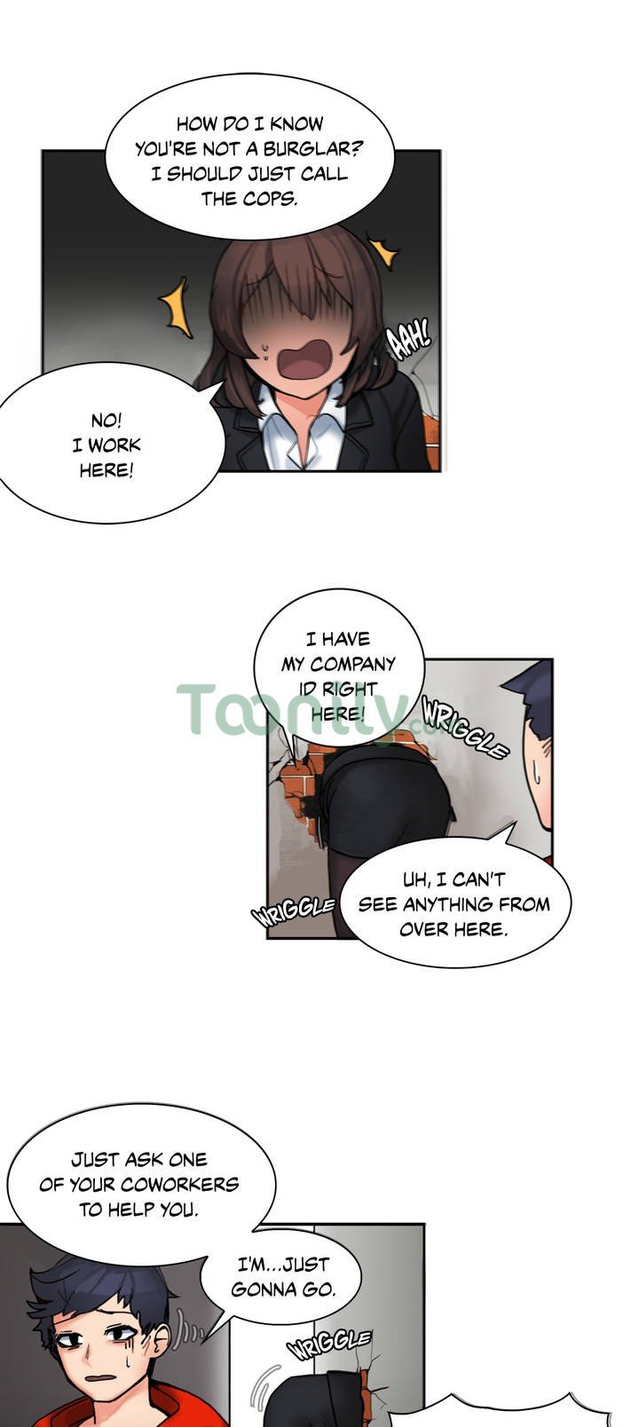 The Girl That Got Stuck in the Wall Manhwa - Chapter 1 Page 12