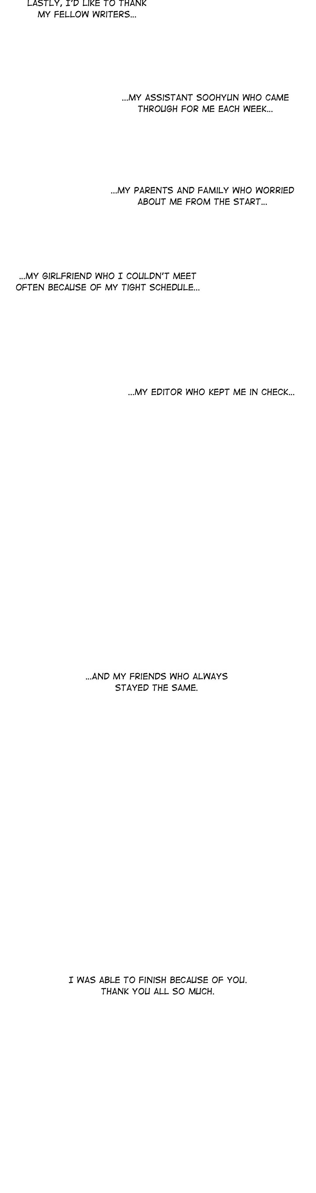 Man Up, Girl! Manhwa - Epilogue - Creator's Note Page 21