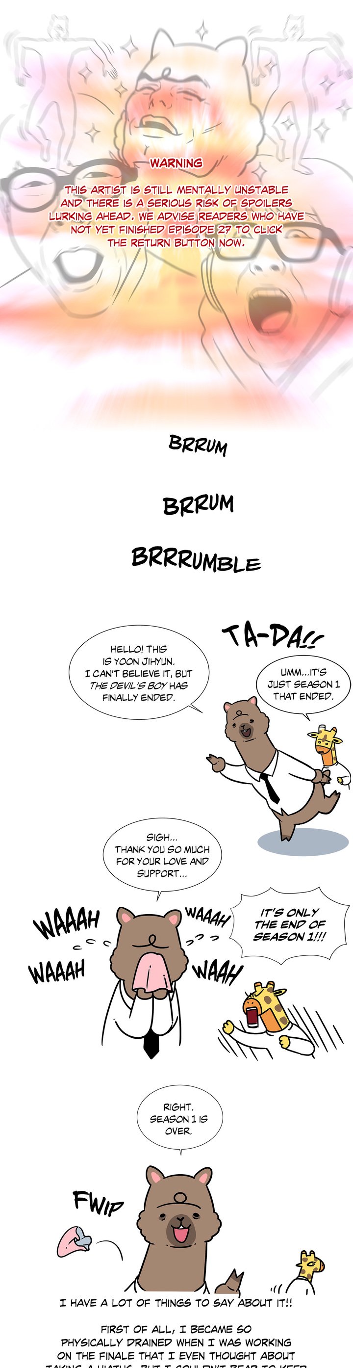 The Devil's Boy Manhwa - Chapter 27.5 Page 1