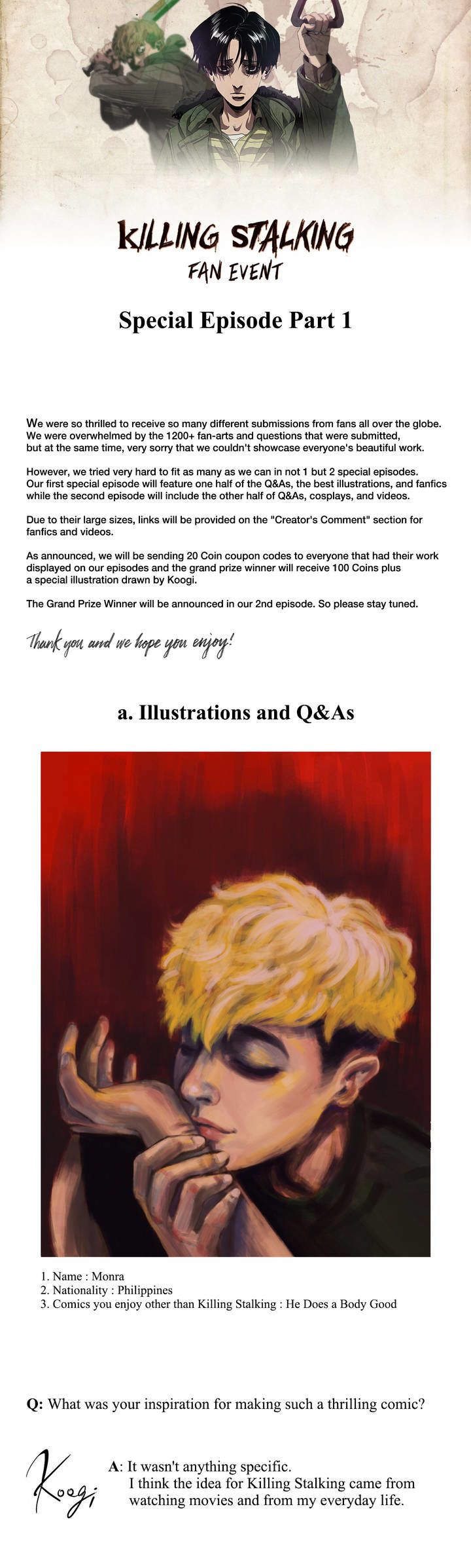 Killing Stalking Manhwa - Chapter 19.6 Page 0