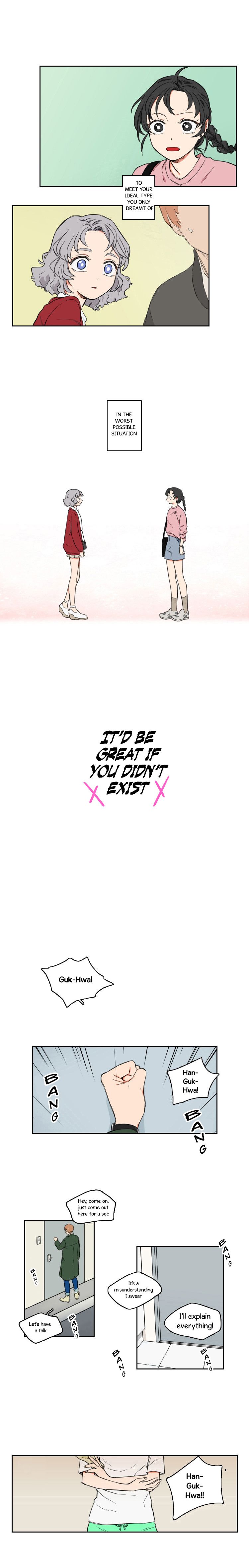 It Would Be Great if You Didn't Exist Manhwa - Chapter 1 Page 0