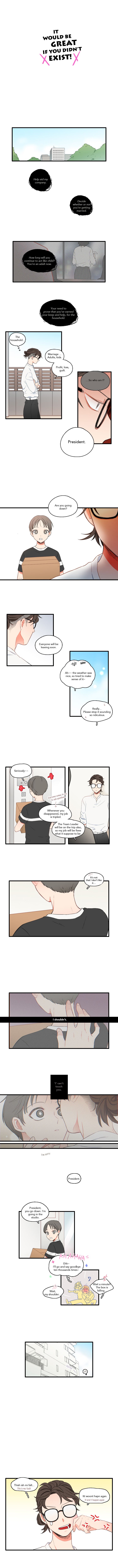 It Would Be Great if You Didn't Exist Manhwa - Chapter 43 Page 1