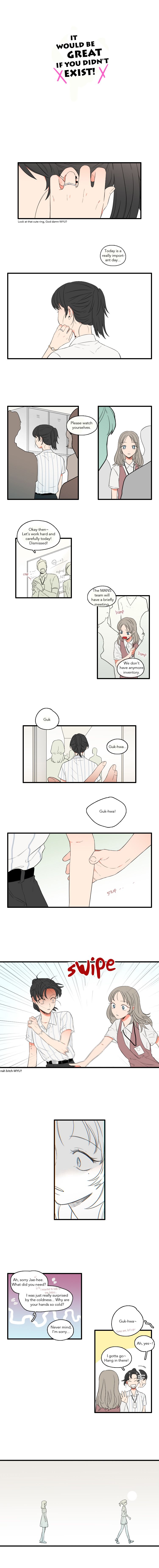 It Would Be Great if You Didn't Exist Manhwa - Chapter 50 Page 0