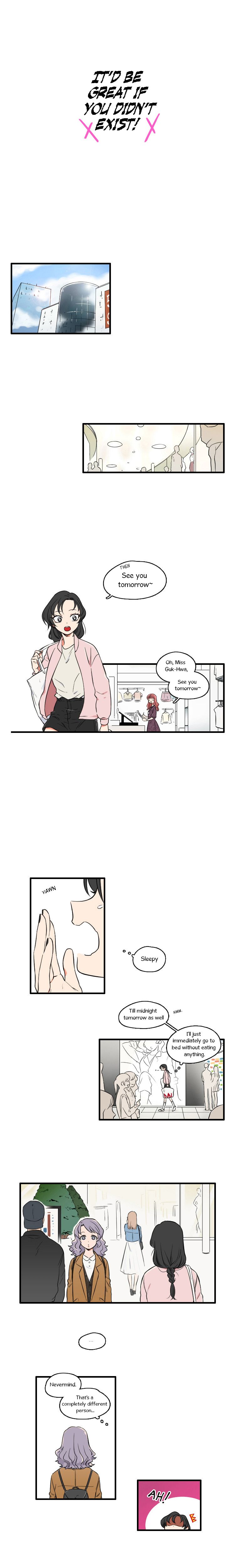 It Would Be Great if You Didn't Exist Manhwa - Chapter 3 Page 0