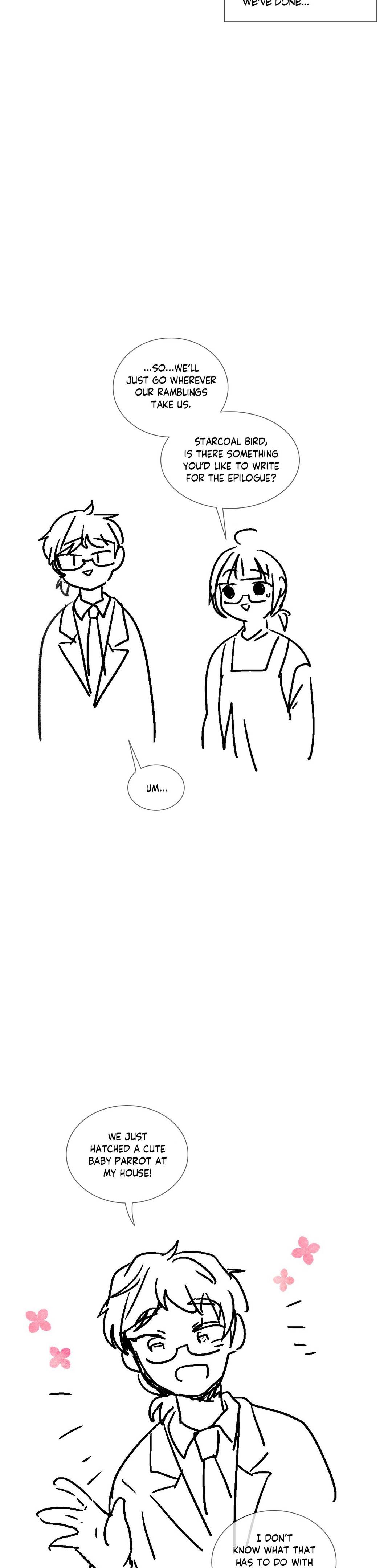 Size Matters Manhwa - Epilogue - Creator's Note Page 1