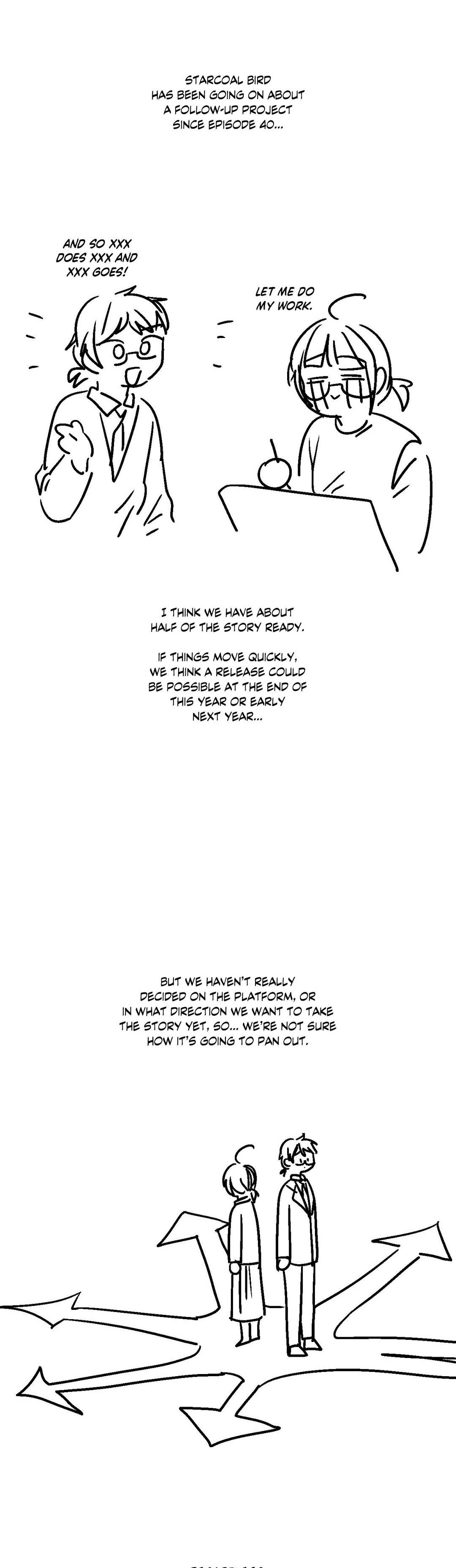 Size Matters Manhwa - Epilogue - Creator's Note Page 5