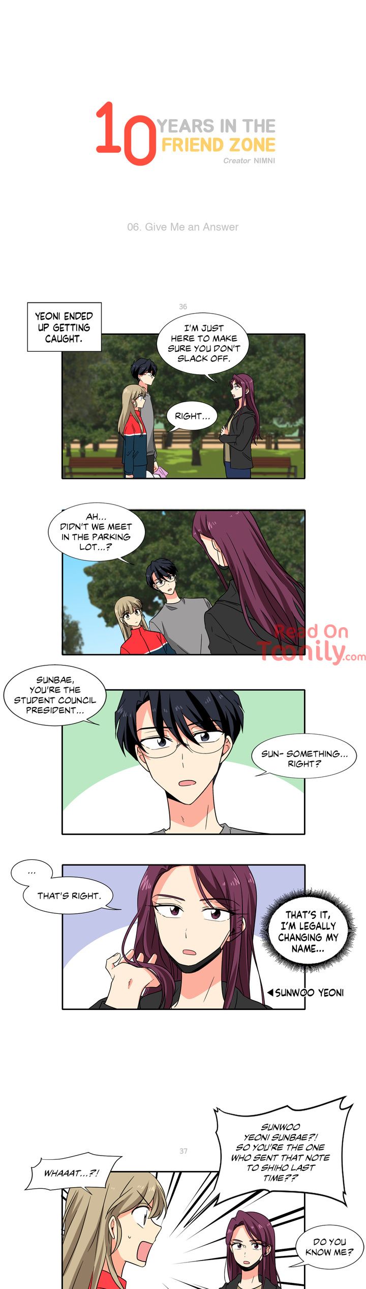 10 Years in the Friend Zone Manhwa - Chapter 6 Page 0