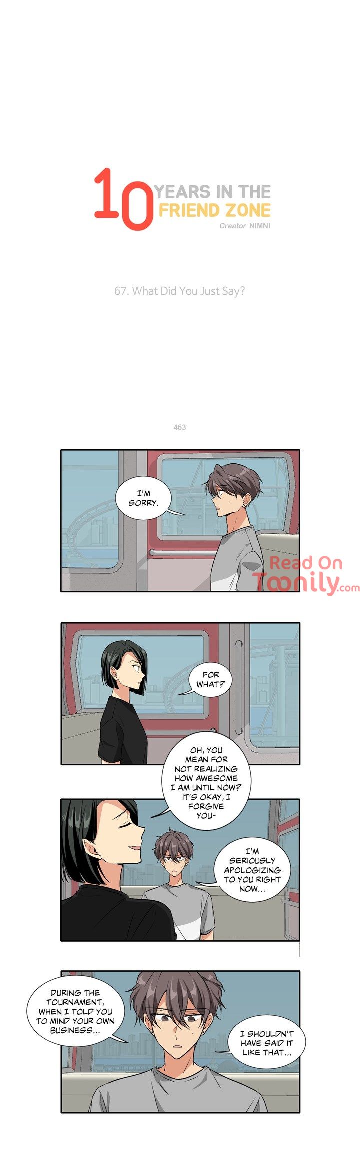 10 Years in the Friend Zone Manhwa - Chapter 67 Page 0