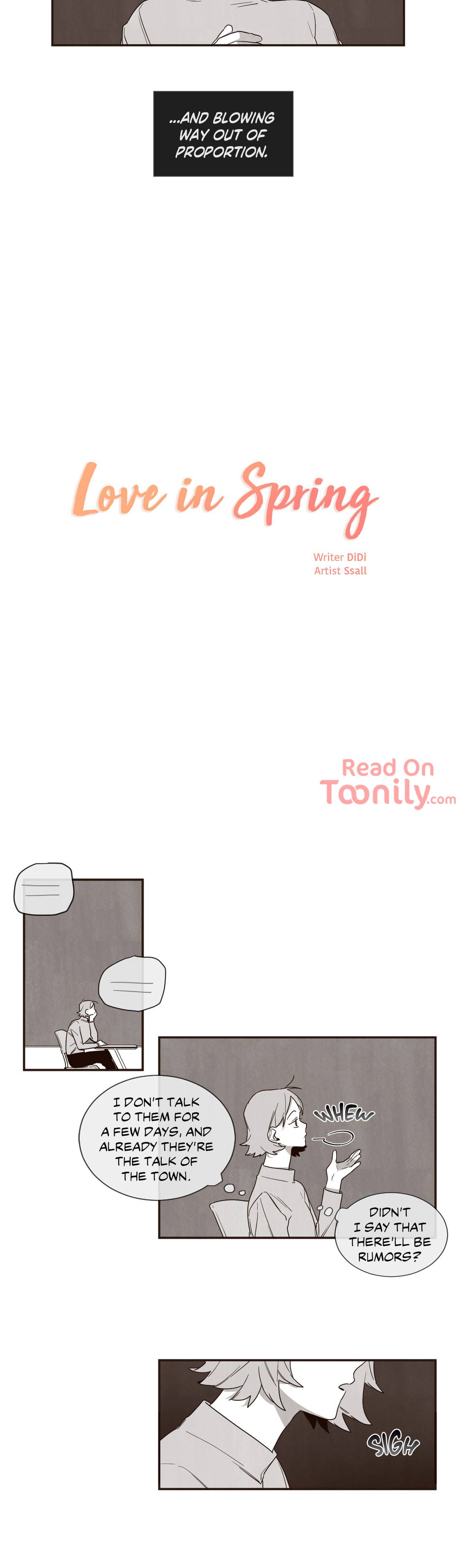 Love in Spring Manhwa - Chapter 39 Page 1