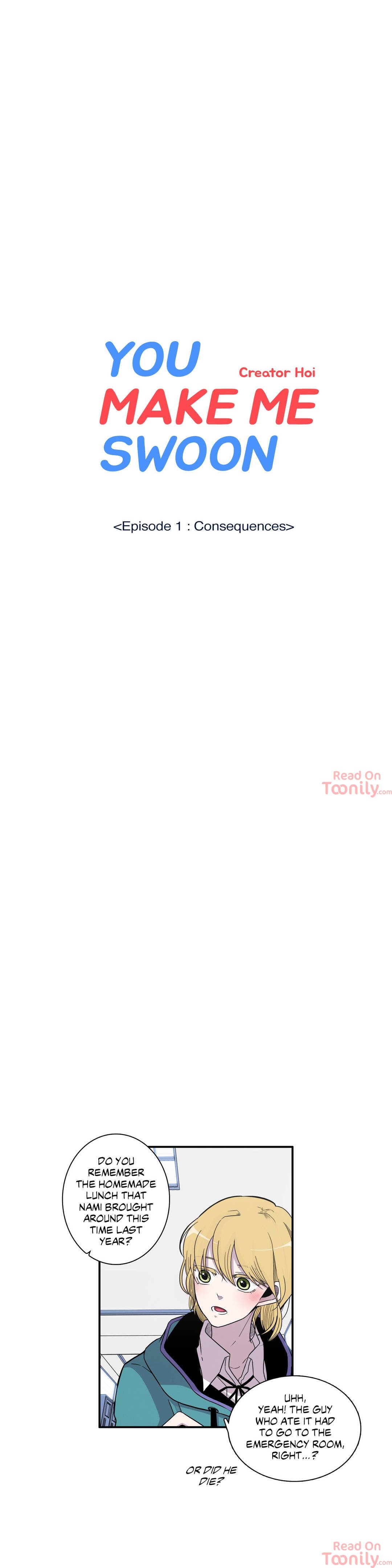 You Make Me Swoon Manhwa - Chapter 1 Page 1