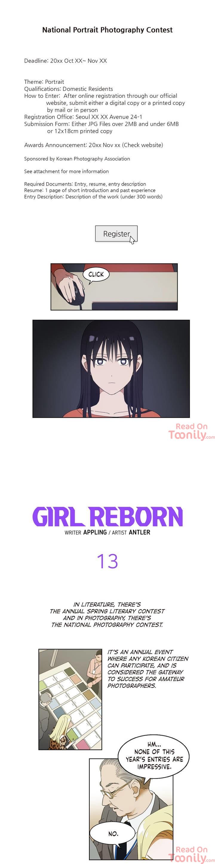 Girl Reborn Manhwa - Chapter 13 Page 0
