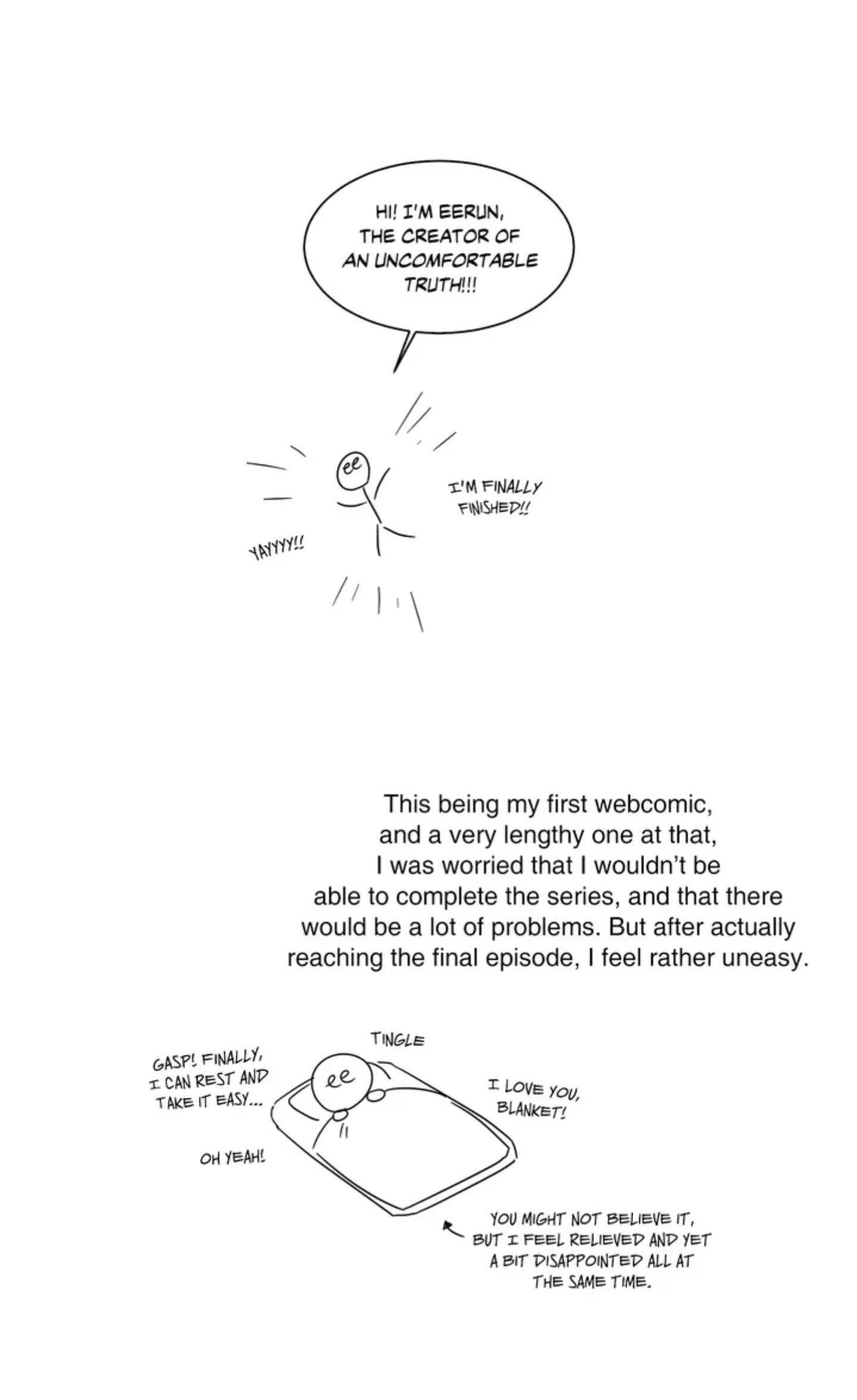 An Uncomfortable Truth Manhwa - Epilogue Page 0