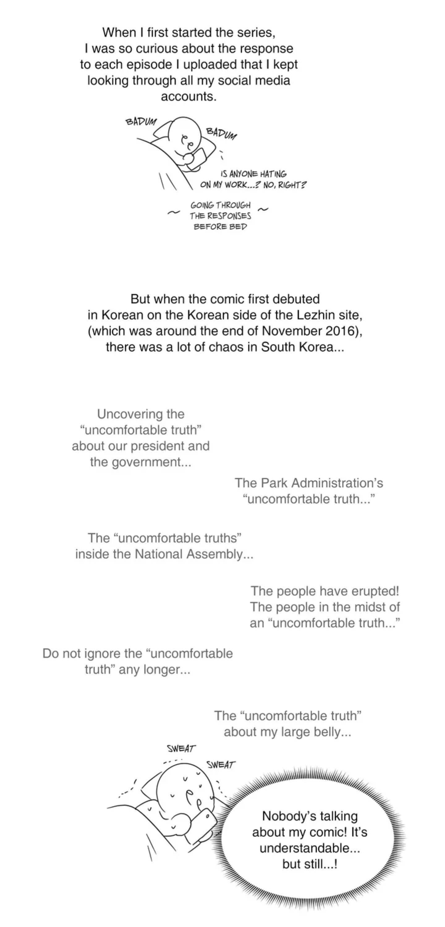 An Uncomfortable Truth Manhwa - Epilogue Page 1