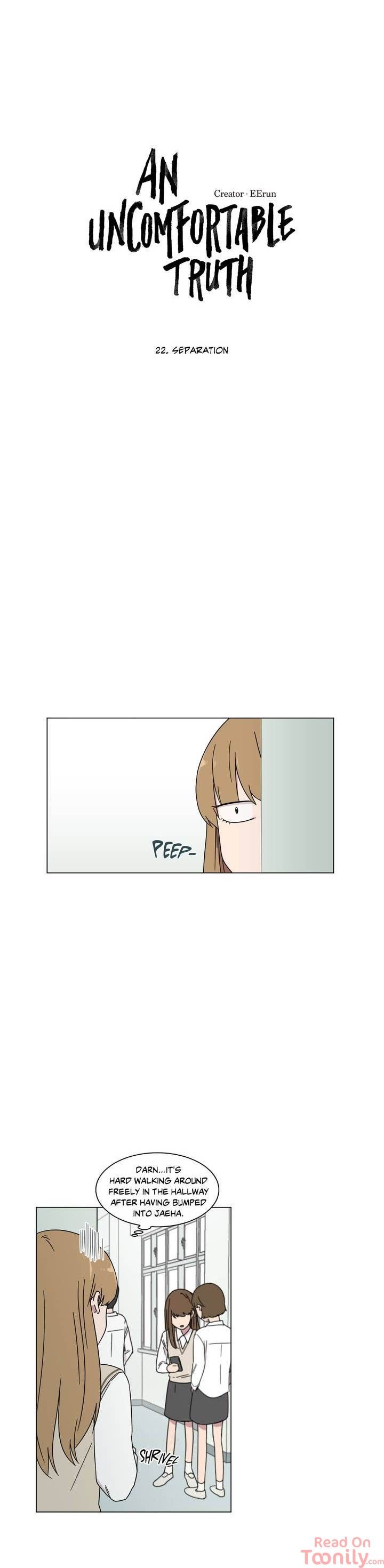 An Uncomfortable Truth Manhwa - Chapter 22 Page 4