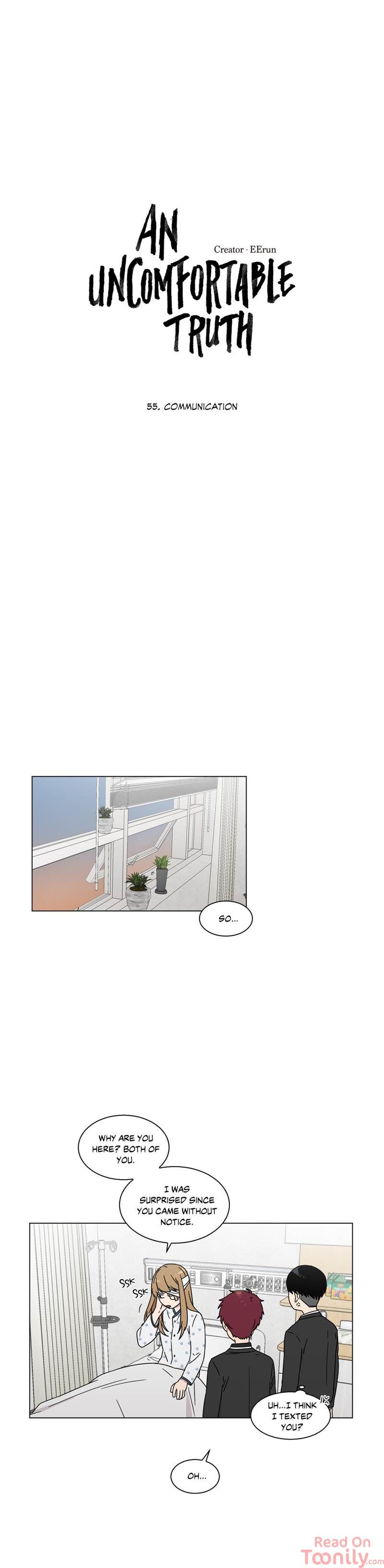 An Uncomfortable Truth Manhwa - Chapter 55 Page 0