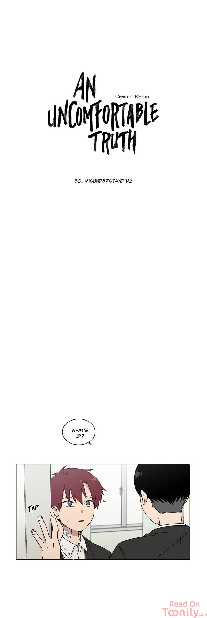 An Uncomfortable Truth Manhwa - Chapter 50 Page 1