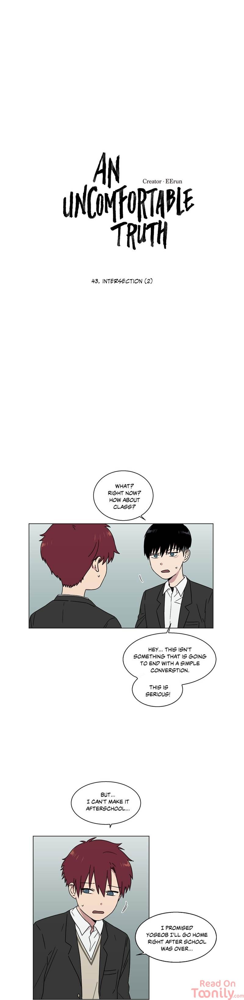 An Uncomfortable Truth Manhwa - Chapter 43 Page 2