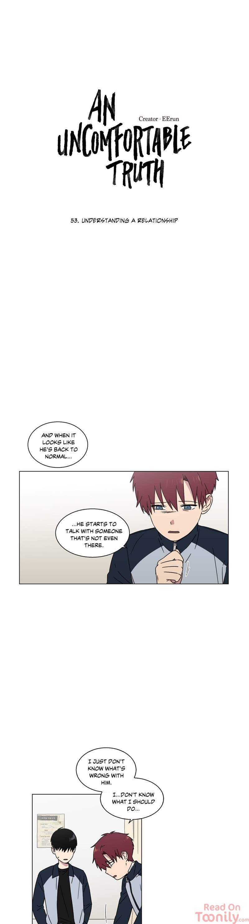 An Uncomfortable Truth Manhwa - Chapter 53 Page 0