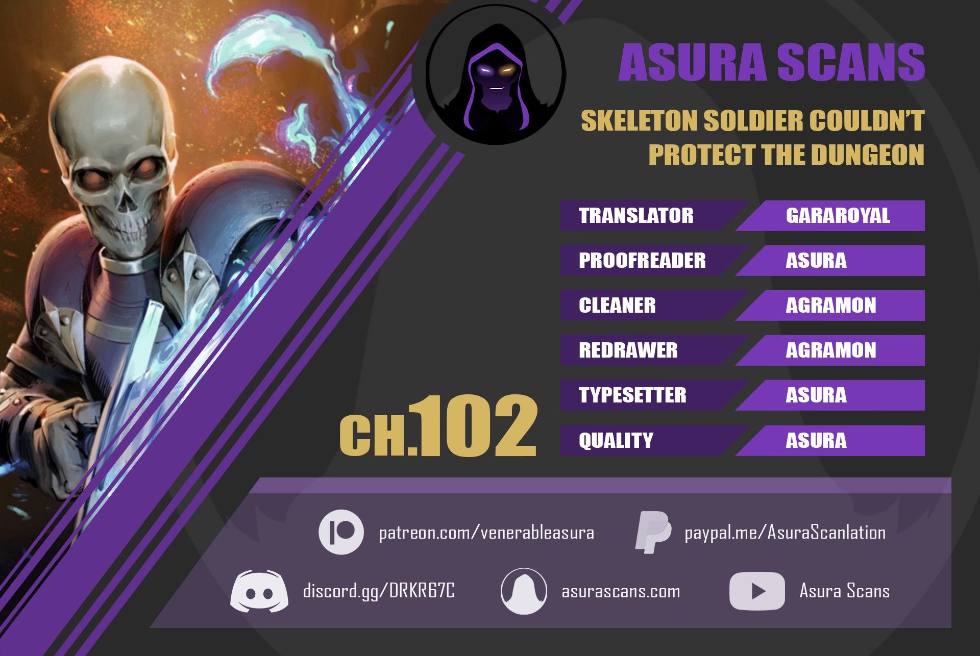 Skeleton Soldier Couldn’t Protect the Dungeon Manhwa - Chapter 102 Page 0