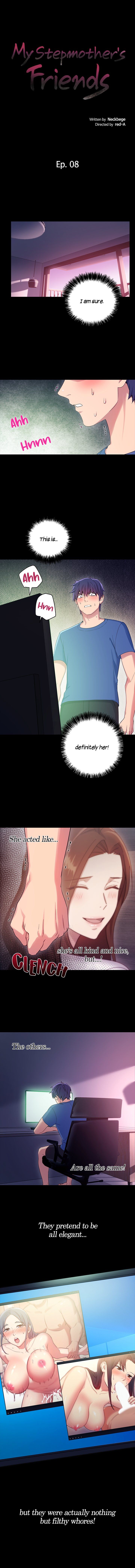 My Stepmother's Friends Manhwa - Chapter 8 Page 2