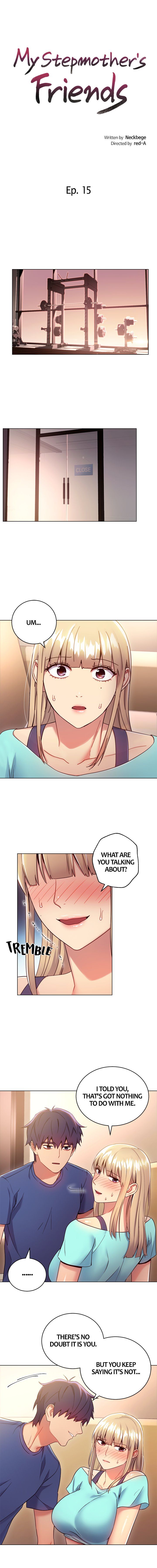 My Stepmother's Friends Manhwa - Chapter 15 Page 1