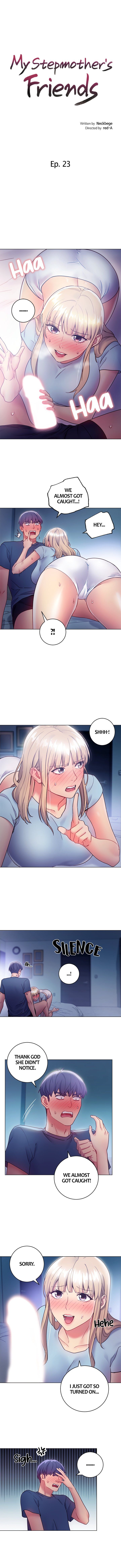 My Stepmother's Friends Manhwa - Chapter 23 Page 1