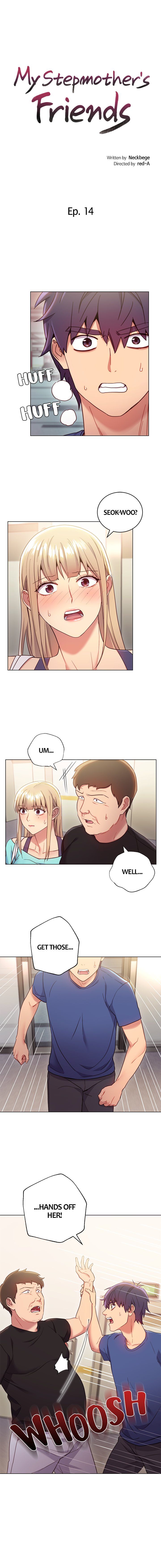 My Stepmother's Friends Manhwa - Chapter 14 Page 1