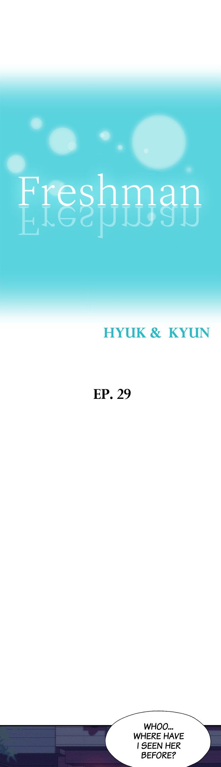 Freshman Manhwa - Chapter 29 Page 4