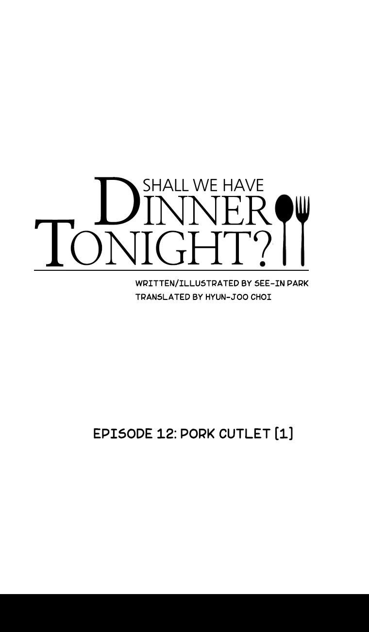 How About Having Dinner Together? Manhwa - Chapter 12 Page 0