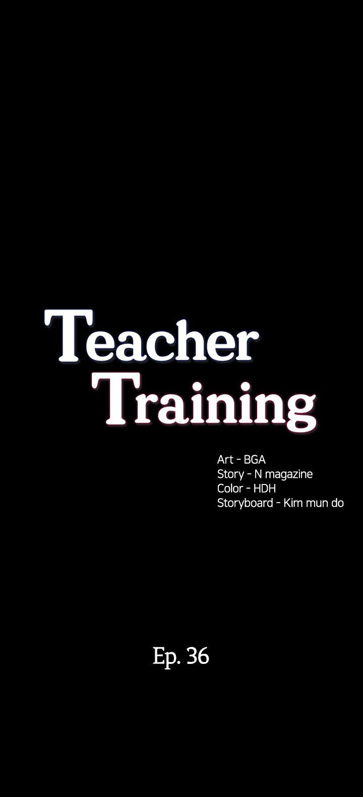 Teacher Training Manhwa - Chapter 36 Page 1