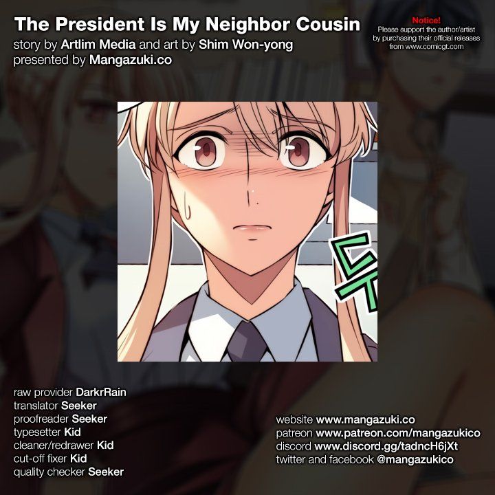 The President Is My Neighbor Cousin Manhwa - Chapter 47 Page 0
