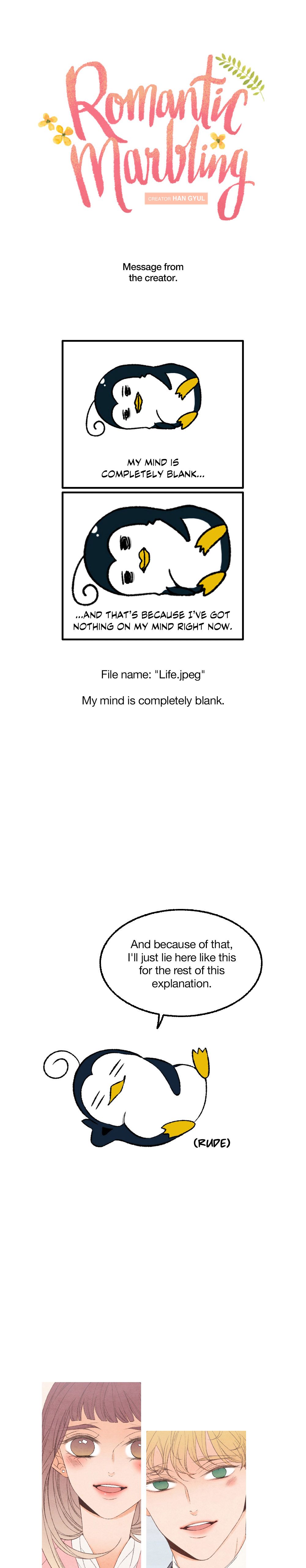 Romantic Marbling Manhwa - Epilogue Page 0