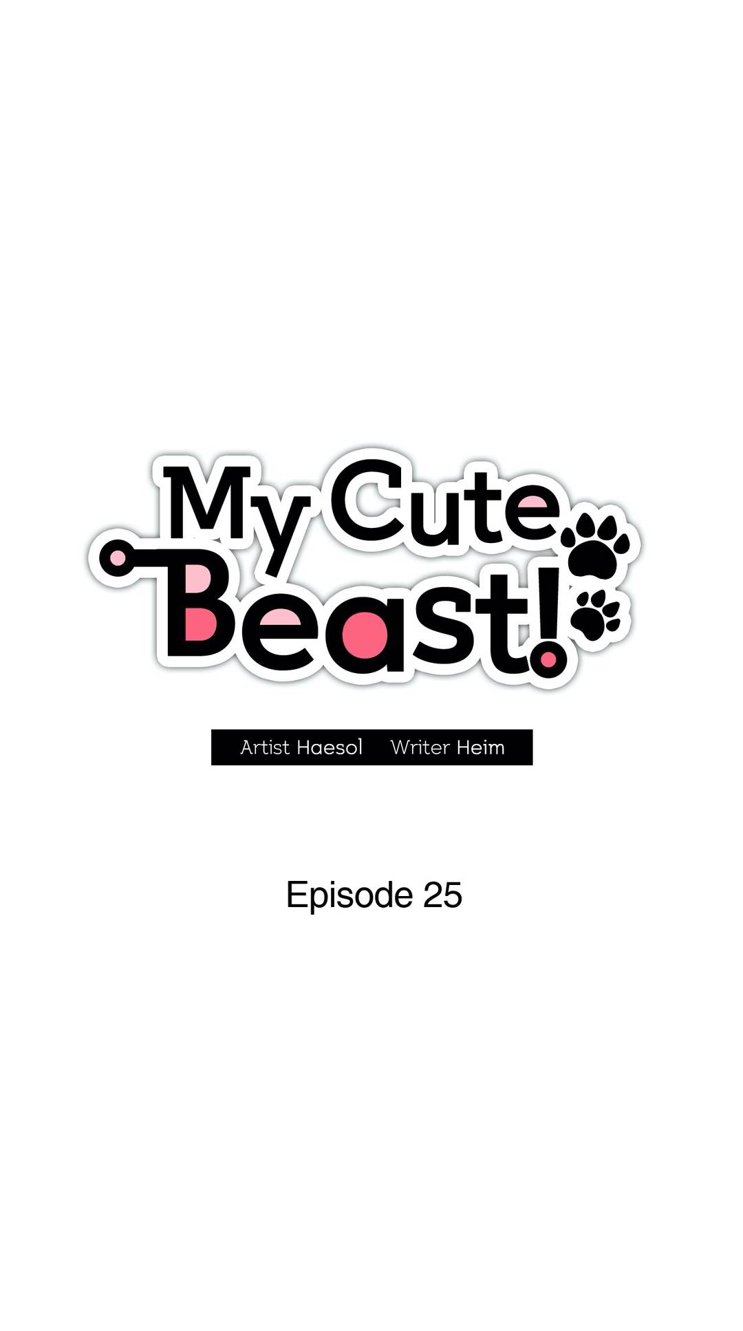 My Cute Beast! Manhwa - Chapter 25 Page 3