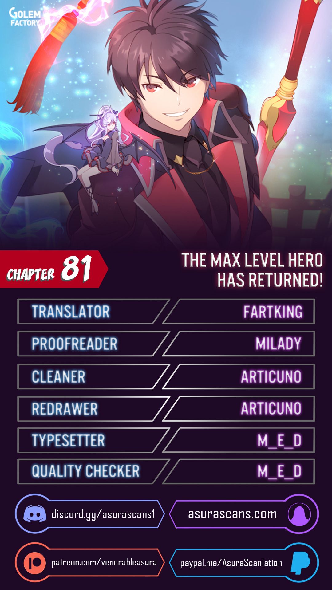 The Max Level Hero has Returned! Manhwa - Chapter 81 Page 0