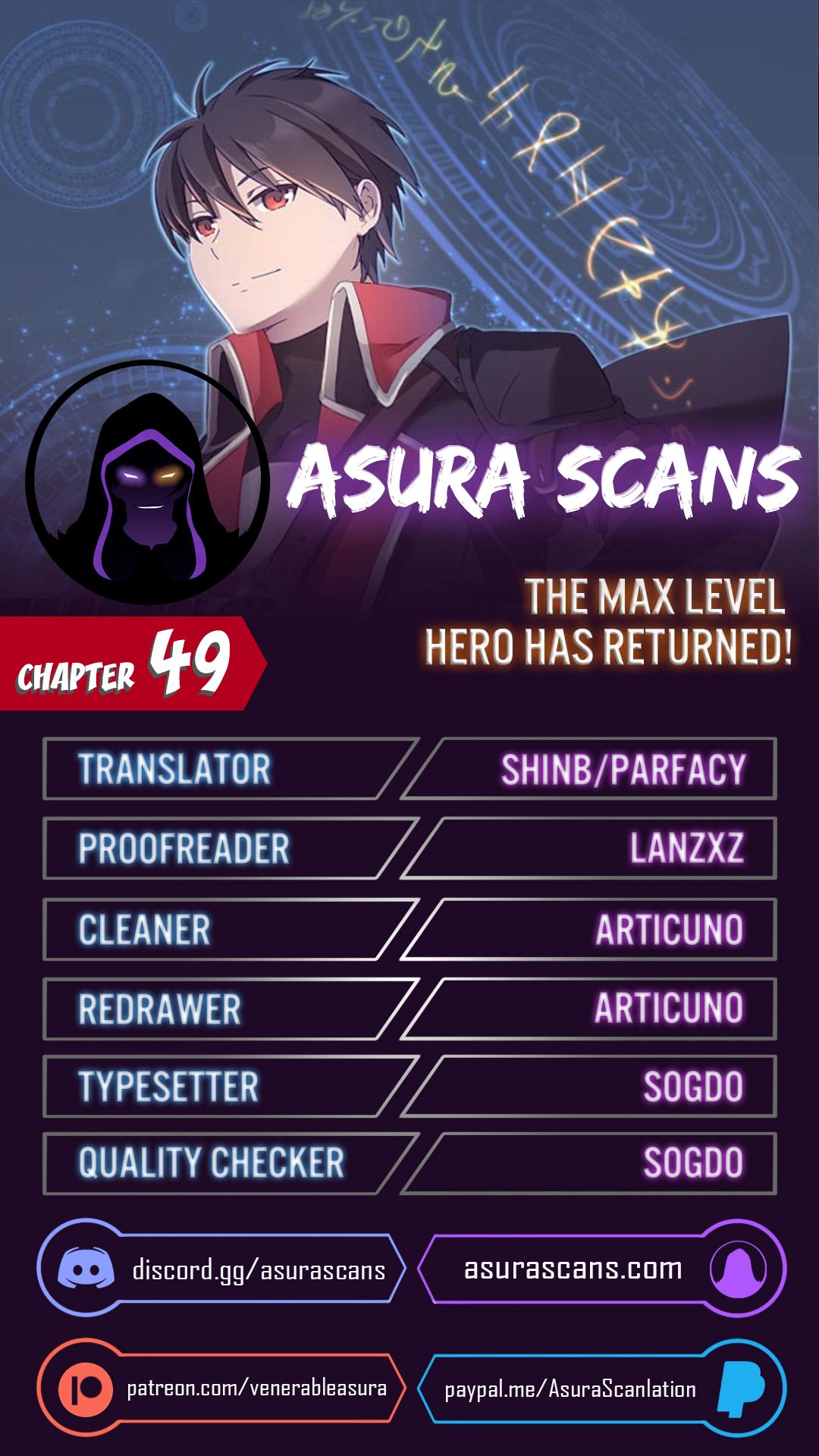 The Max Level Hero has Returned! Manhwa - Chapter 49 Page 0