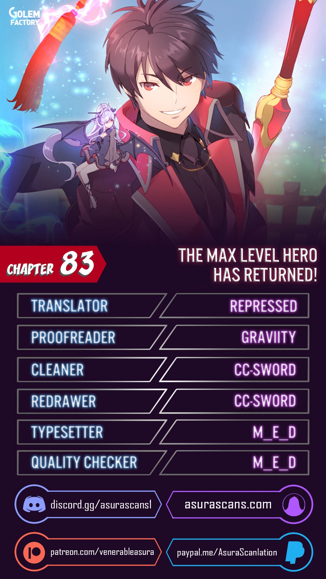 The Max Level Hero has Returned! Manhwa - Chapter 83 Page 0