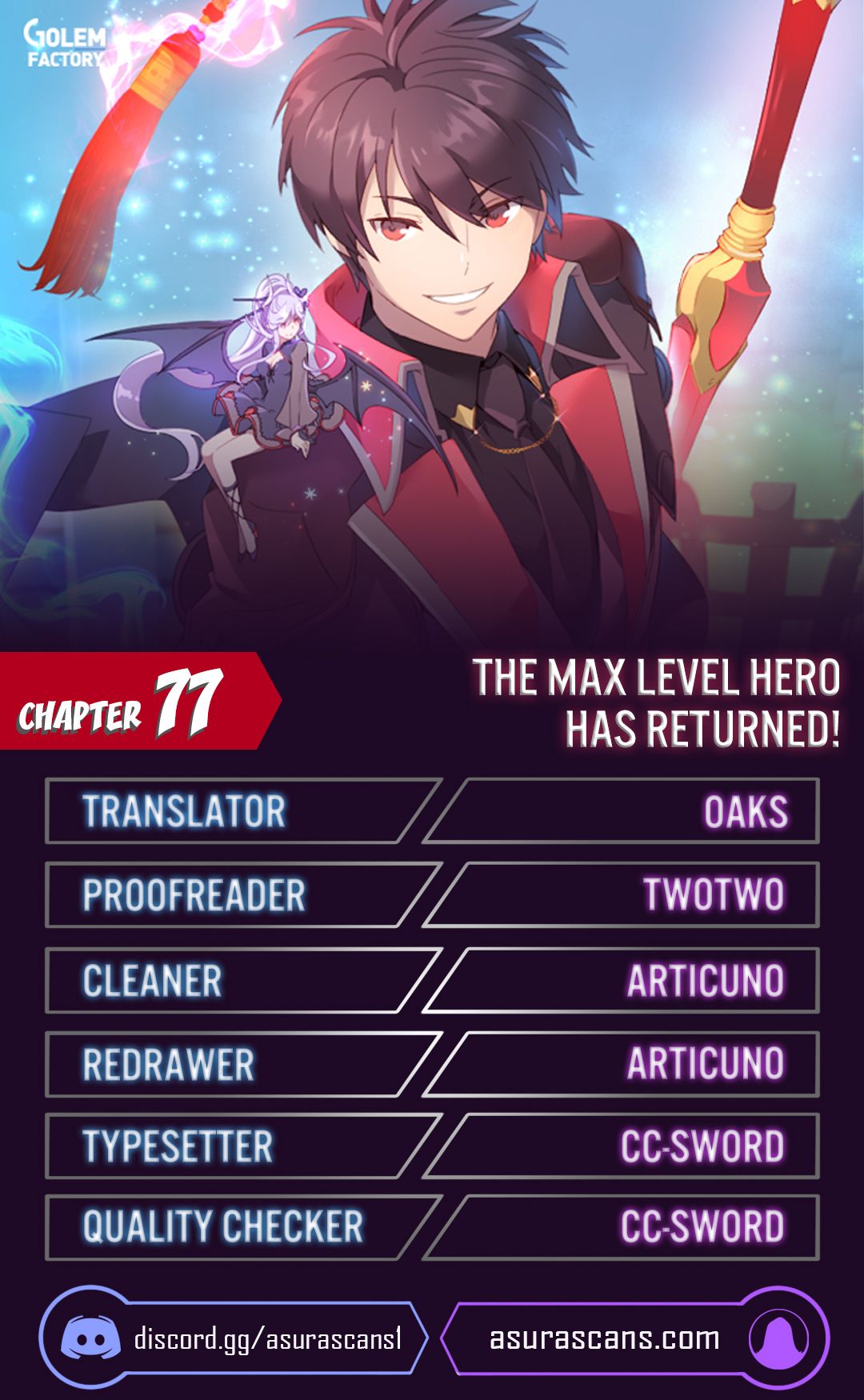 The Max Level Hero has Returned! Manhwa - Chapter 77 Page 0