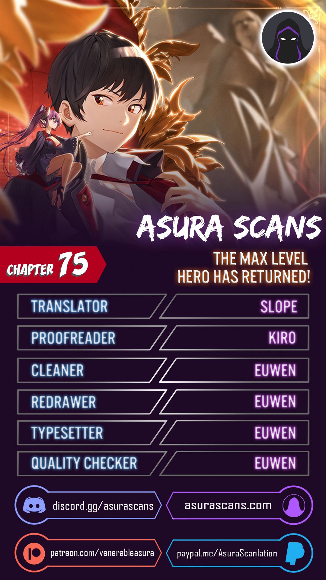 The Max Level Hero has Returned! Manhwa - Chapter 75 Page 0