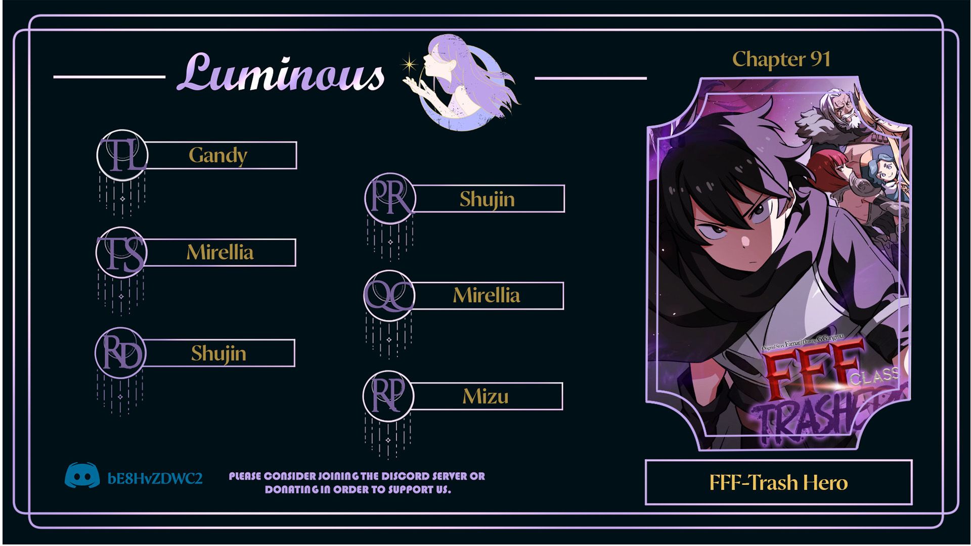 FFF-Class Trash hero Manhwa - Chapter 91 Page 0