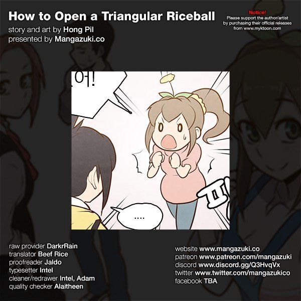 How to Open a Triangular Riceball Manhwa - Chapter 30 Page 0