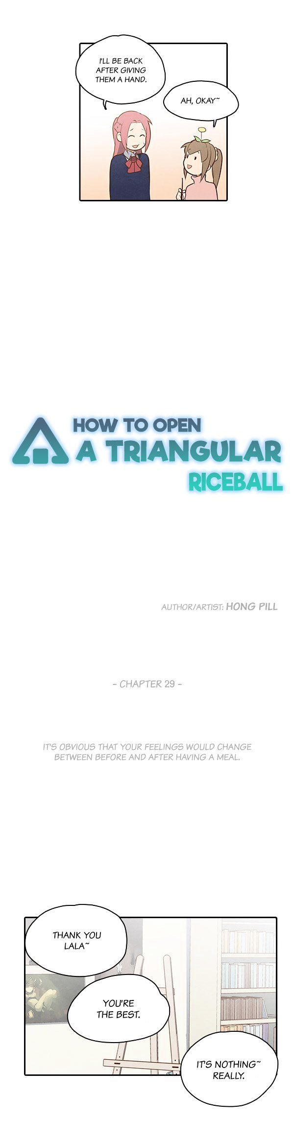 How to Open a Triangular Riceball Manhwa - Chapter 29 Page 3