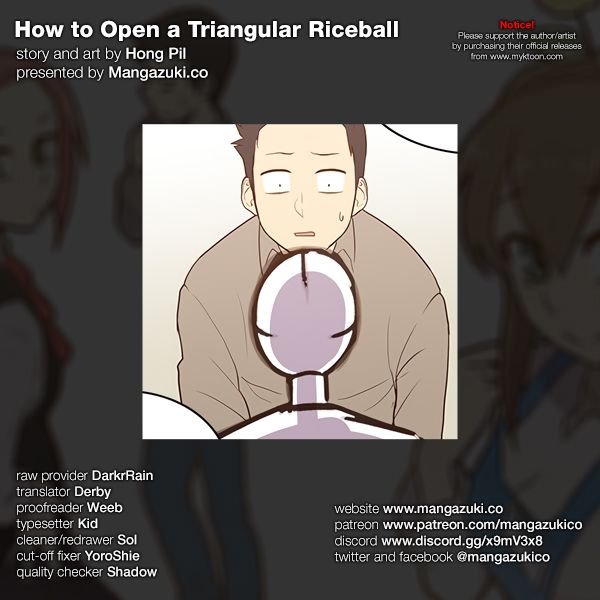 How to Open a Triangular Riceball Manhwa - Chapter 65 Page 0