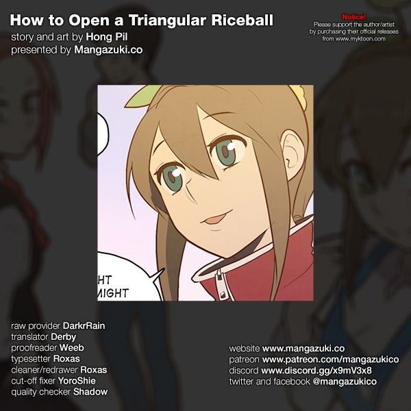 How to Open a Triangular Riceball Manhwa - Chapter 36 Page 0
