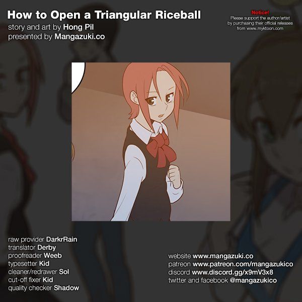 How to Open a Triangular Riceball Manhwa - Chapter 72 Page 0