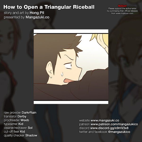 How to Open a Triangular Riceball Manhwa - Chapter 71 Page 0