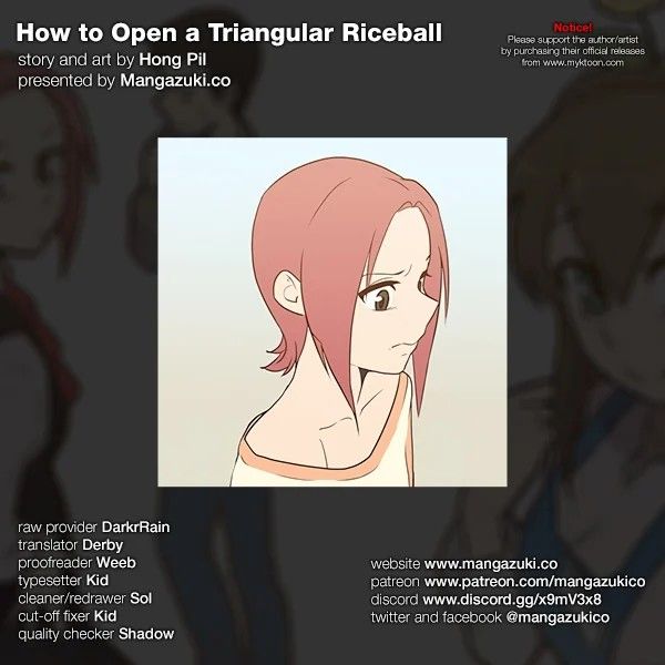 How to Open a Triangular Riceball Manhwa - Chapter 67 Page 0