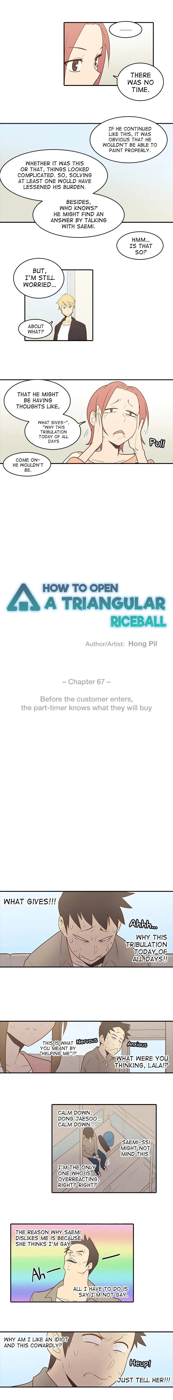 How to Open a Triangular Riceball Manhwa - Chapter 67 Page 2