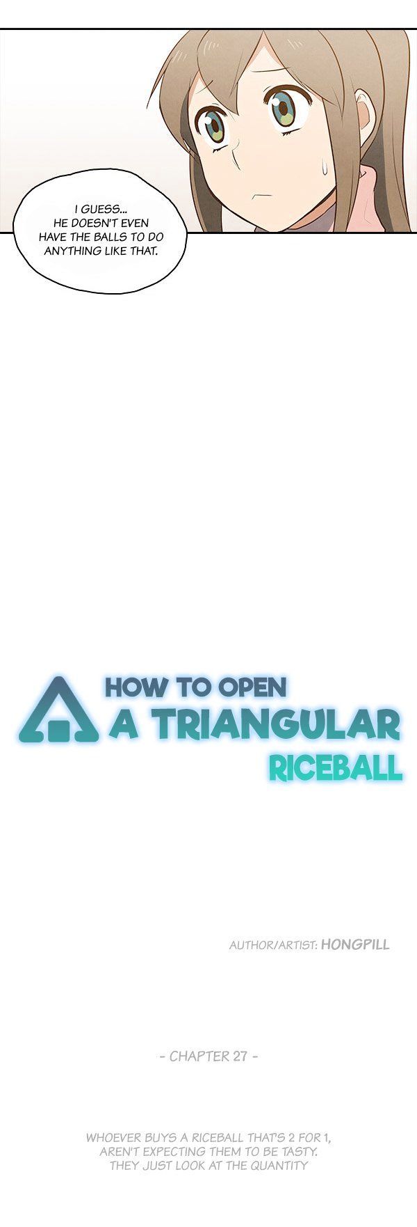 How to Open a Triangular Riceball Manhwa - Chapter 27 Page 2